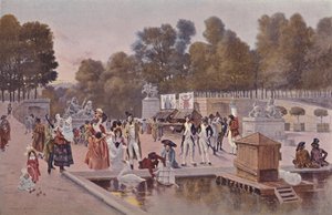 في حديقة التويلري ، 1896 بواسطة غير معروف