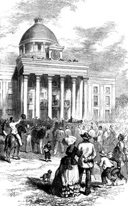 تدشين جيفرسون ديفيس ، مونتغمري ، ألاباما ، 1861 ج 1880 بواسطة غير معروف