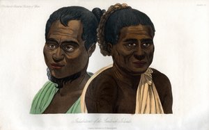 سكان جزر ساندويتش ، 1848 بواسطة غير معروف
