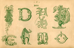الأحرف الأولى ، 1862 بواسطة غير معروف