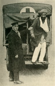 جندي هندي مصاب ، الحرب العالمية الأولى ، 1914 ، c1920. بواسطة غير معروف