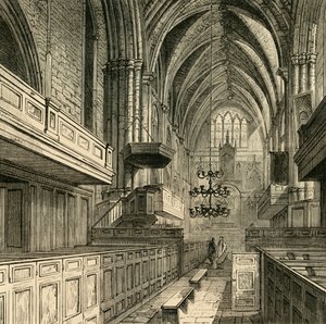 داخل كنيسة القديس مخلص ، c1878. بواسطة غير معروف