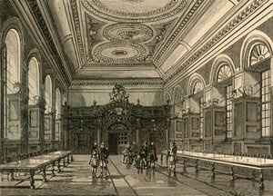 داخل قاعة القرطاسية ، 1876 ، 1897. بواسطة غير معروف