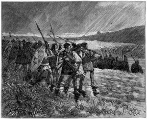 غزو آلان أو القوط الغربيين ، الغال ، أوائل القرن الخامس 1882-1884 بواسطة غير معروف