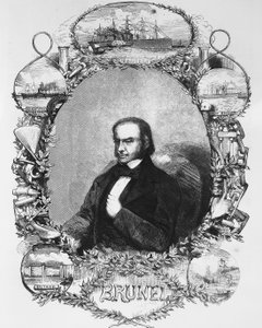 Isambard Kingdom Brunel ، مهندس مدني ، c1850s بواسطة غير معروف