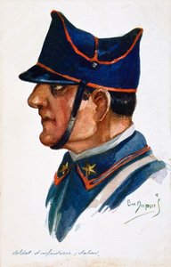 جندي مشاة إيطالي ، 1914-1918 بواسطة غير معروف