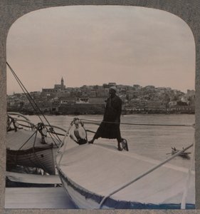 يافا جوبا القديمة من البحر عام 1900 بواسطة غير معروف
