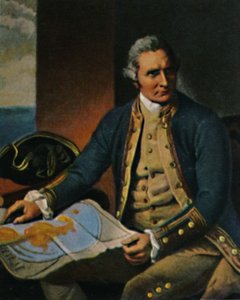 جيمس كوك 1728-1779. - النقش بعد لوحة الرقص 1934. بواسطة غير معروف