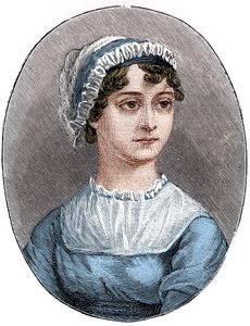 جين أوستن 1775-1817 ، الروائي الإنجليزي بواسطة غير معروف