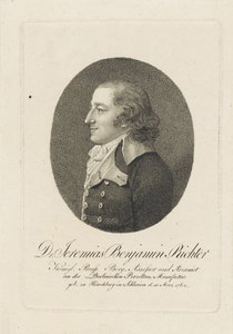 جيريماس بنيامين ريختر 1762-1807 ، ج. 1800. بواسطة غير معروف