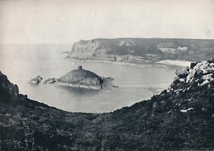 جيرسي - Portelet Bay وجزيرة Janvrin ، 1895 بواسطة غير معروف