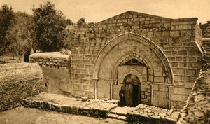 القدس - كنيسة العذراء ، c1918-c1939. بواسطة غير معروف