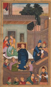 يسوع يقيم ابنة يايروس من بين الأموات ، من مرآة القداسة ميرات القدس ، 1602-1616 بواسطة غير معروف