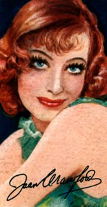 جوان كروفورد ، 1905-1977 ، الممثلة الأمريكية الحائزة على جائزة الأوسكار ، القرن 20 بواسطة غير معروف