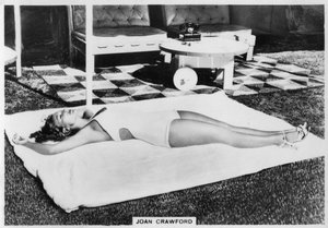 جوان كروفورد ، الممثلة الأمريكية ونجمة السينما ، 1938 بواسطة غير معروف