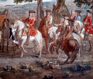 جون تشرشل دوق مارلبورو 1650-1722 جندي إنجليزي في معركة بلينهايم 1704 بواسطة غير معروف