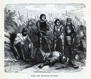 طعن يوحنا الشجاع ، 1882 بواسطة غير معروف