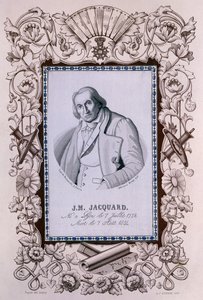 جوزيف ماري جاكارد ، مخترع نول الجاكار ، c1850 بواسطة غير معروف