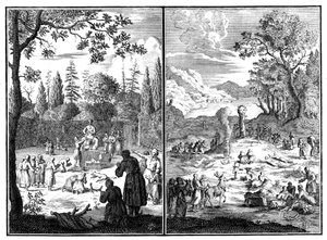 Jumala ، Wirku-Accha. إله لابلاند ، 1727-1738 بواسطة غير معروف
