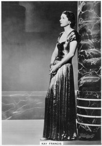 كاي فرانسيس ، المسرح الأمريكي والممثلة السينمائية ، 1938 بواسطة غير معروف