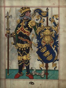 الملك آرثر من Livro do Ameiro-Mor ، 1509 بواسطة غير معروف