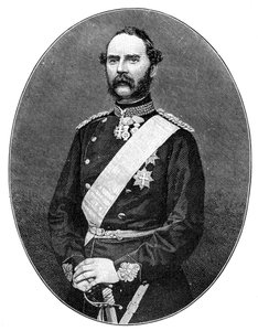 الملك كريستيان التاسع ملك الدنمارك 1818-1906 بواسطة غير معروف