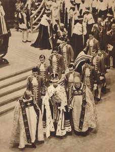الملك جورج السادس يغادر الدير ، 12 مايو 1937 بواسطة غير معروف