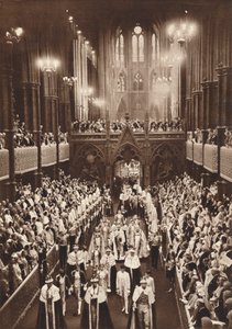 موكب تتويج الملك جورج السادس ، وستمنستر دير ، 1937 بواسطة غير معروف