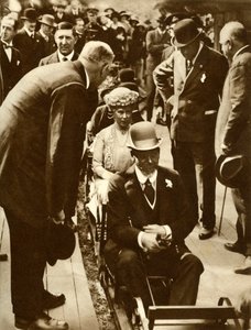 الملك جورج الخامس والملكة ماري ... معرض الإمبراطورية البريطانية ، ويمبلي ، لندن ، 1925 ، 1935. بواسطة غير معروف