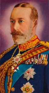 الملك جورج الخامس في زي الكولونيل العام لفرقة رويال هورس جاردز بلوز ، 1935 بواسطة غير معروف