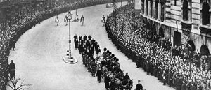 موكب جنازة الملك جورج فس ، لندن ، يناير 1936 بواسطة غير معروف