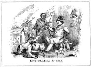 الملك أوكونيل في تارا 1843 بواسطة غير معروف