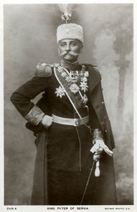 ملك صربيا بيتر الأول ، c1903-c1918 بواسطة غير معروف