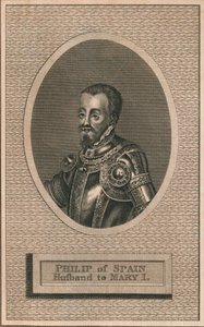ملك إسبانيا فيليب الثاني ، زوج الملكة ماري الأولى ، 1793 بواسطة غير معروف