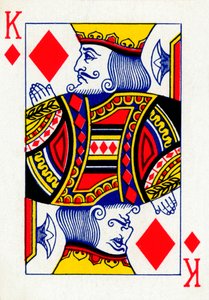 King of Diamonds من مجموعة أوراق لعب Goodall & Son Ltd. ، c1940 بواسطة غير معروف