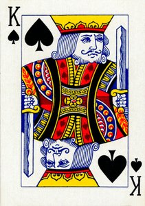 King of Spades من مجموعة أوراق لعب Goodall & Son Ltd. ، c1940 بواسطة غير معروف