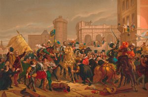 لينتري هنري الرابع أ باريس دخول هنري الرابع إلى باريس ، 1817 بواسطة غير معروف