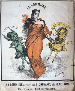 الكومونة التي اعتقلها الجهل ورد الفعل ، 1871 بواسطة غير معروف
