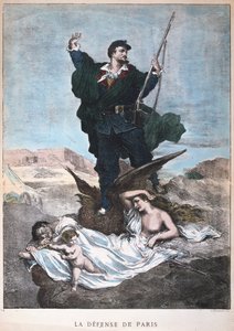 لا ديفينس دو باريس ، الحرب الفرنسية البروسية ، 1870-1871. بواسطة غير معروف