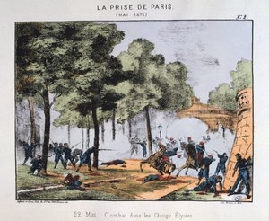 الاستيلاء على باريس ، 22 مايو 1871 بواسطة غير معروف