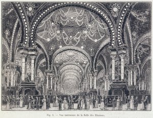 La Salle des Illusions ، باريس ، سبتمبر 1900 بواسطة غير معروف