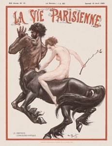 غلاف مجلة La Vie Parisienne ، 1921 بواسطة غير معروف