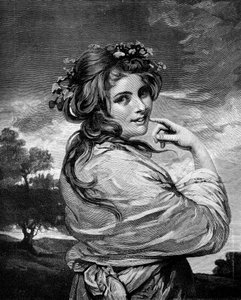 سيدة هاميلتون مثل الطبيعة ، c1783-1784 1900 بواسطة غير معروف