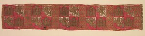 لامباس مع شعارات قشتالة وليون ، من رداء مسيحي ملكي ، 1200-1325. بواسطة غير معروف
