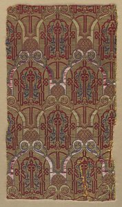 Lampas مع أقواس سعفة مع نمط جدار الحمراء ، 1300s. بواسطة غير معروف