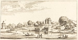 أفقي ، في عام 1635 أو بعده. بواسطة غير معروف
