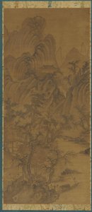 المناظر الطبيعية مع مباني المزرعة والأشكال ، 1368-1644. بواسطة غير معروف