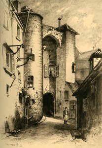 Le Passage Des Chénizelles In Laon Aisne ، 1903. بواسطة غير معروف