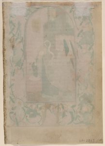 ورقة من كتاب ساعات: فارغ مقابل ، 1470. بواسطة غير معروف