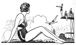 تعلم السباحة ، 1937 بواسطة غير معروف
